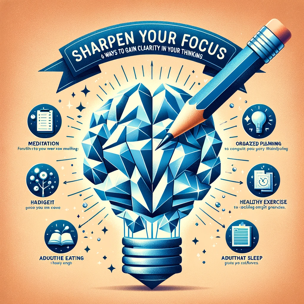 Sharpen Your Focus: 6 Ways to Gain Clarity in Your Thinking /  曖昧な思考をクリアにする6つの方法 | MEdiCキャリアアップ研究所
